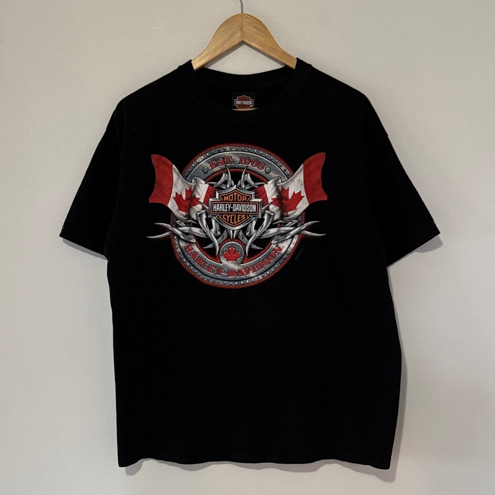 Vintage Harley Davidson T-Shirt / 2006 / Large / Owen Sound Ontario